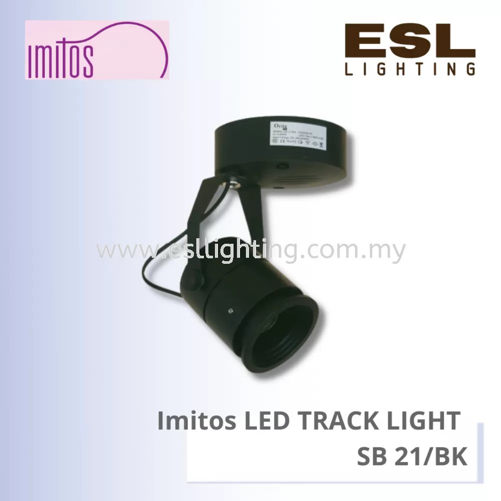 IMITOS Oritz LED TRACK LIGHT 9W - SB 21/BK
