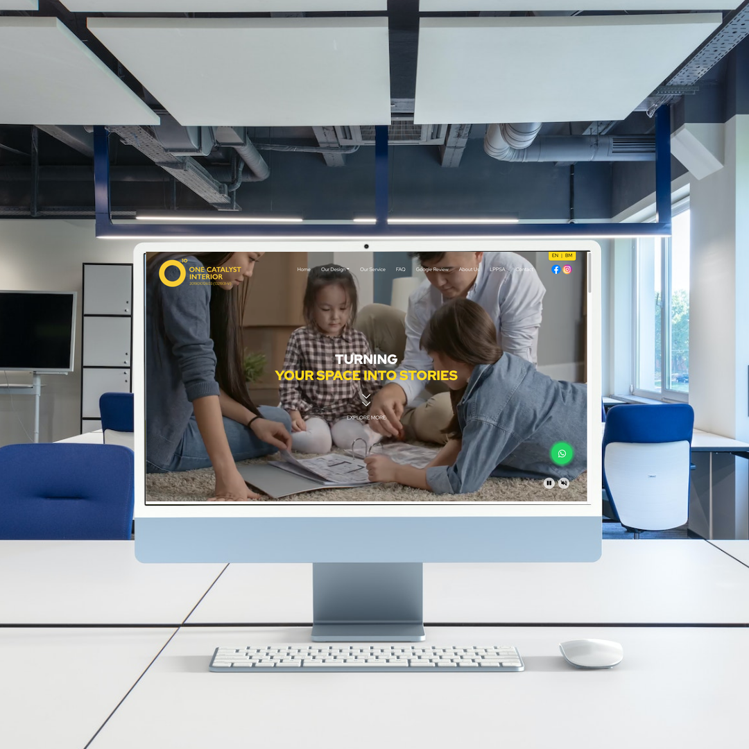 One Catalyst Interior Website Design & SEO Case Study | Interior Design & Renovation Contractor in Selangor