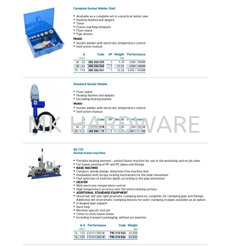 PPR COMPLETE SOCKET WELDER SET