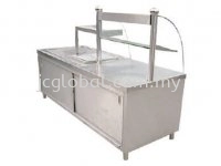 A36 TEA COUNTER + ICE BIN+ D SHAPE GLASS