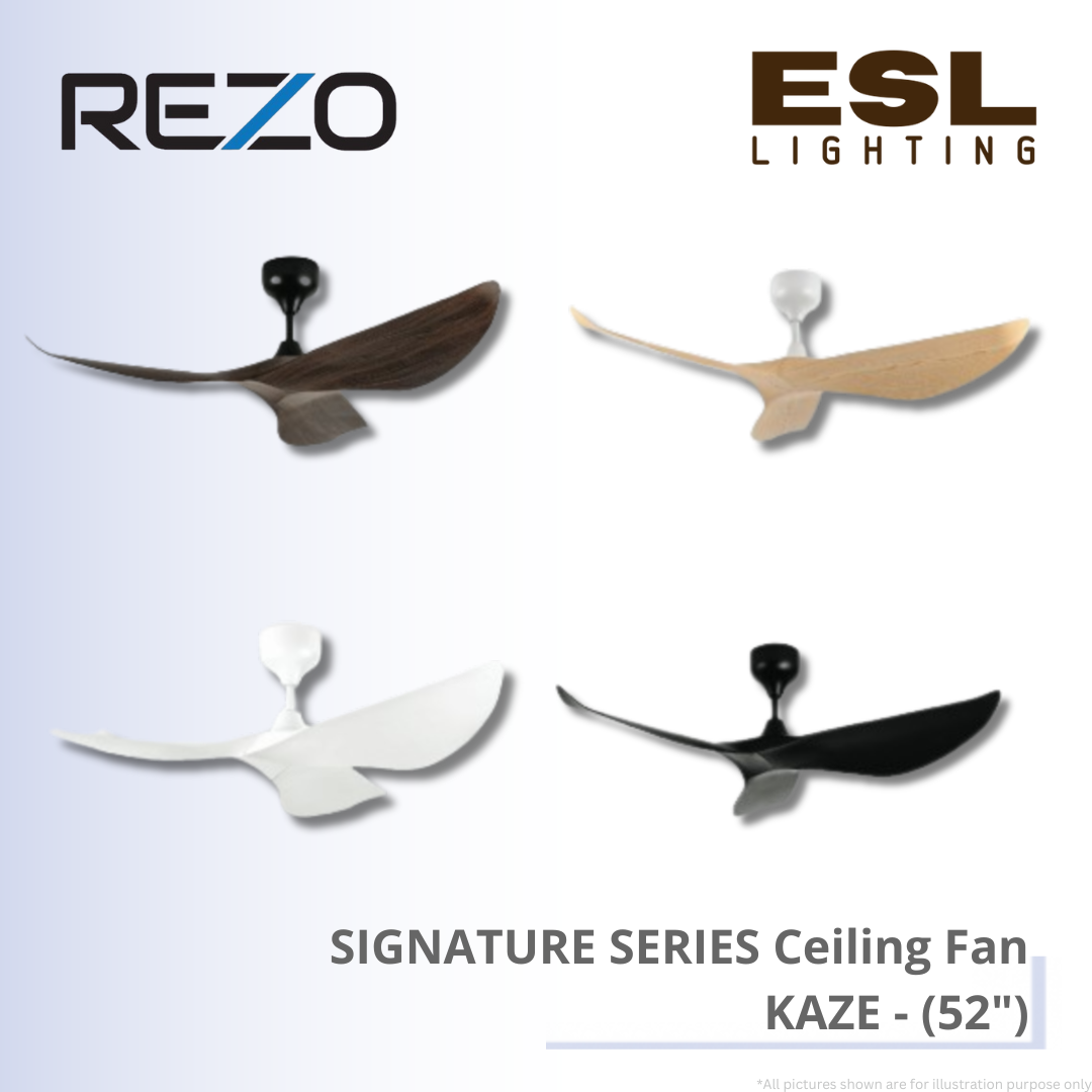 REZO SIGNATURE SERIES Ceiling Fan KAZE - 52"