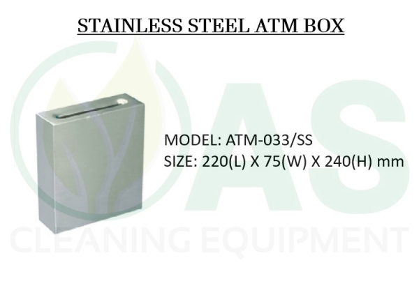 STAINLESS STEEL ATM BOX Stainless Steel Bins and Receptacles Johor Bahru (JB), Kedah, Malaysia Supplier, Wholesaler, Distributor, Dealer | AS CLEANING EQUIPMENT (M) SDN BHD