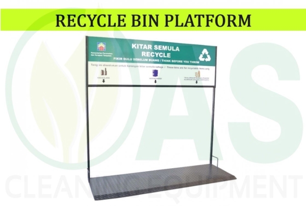 RECYCLE BIN PLATFORM - 120L & 240L Recycling Bins Bins and Receptacles Johor Bahru (JB), Kedah, Malaysia Supplier, Wholesaler, Distributor, Dealer | AS CLEANING EQUIPMENT (M) SDN BHD