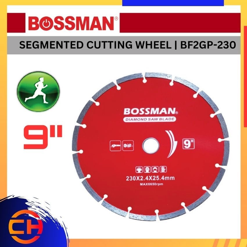 BOSSMAN DIAMOND CUTTING WHEEL BF2GP - 230 SEGMENTED CUTTING WHEEL 