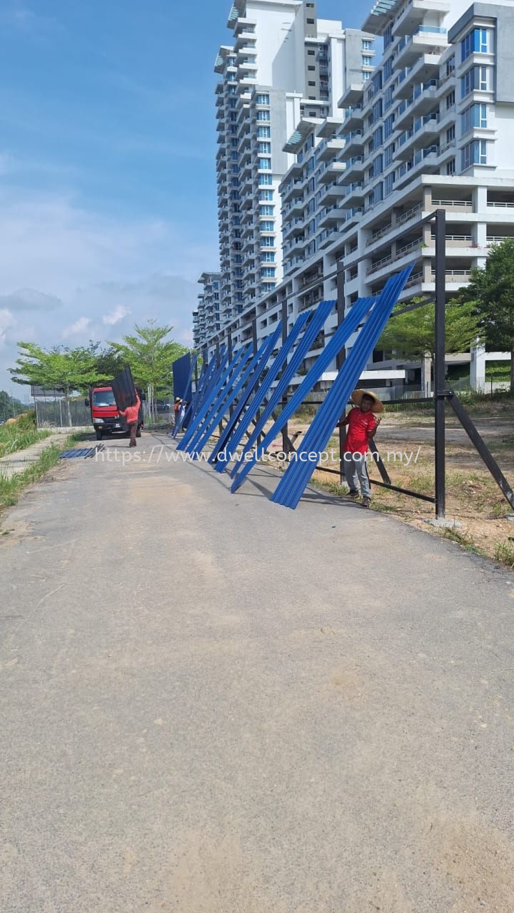 OUTDOOR HOARDING BOARD INSTALLATION SERVICE AT KAJANG