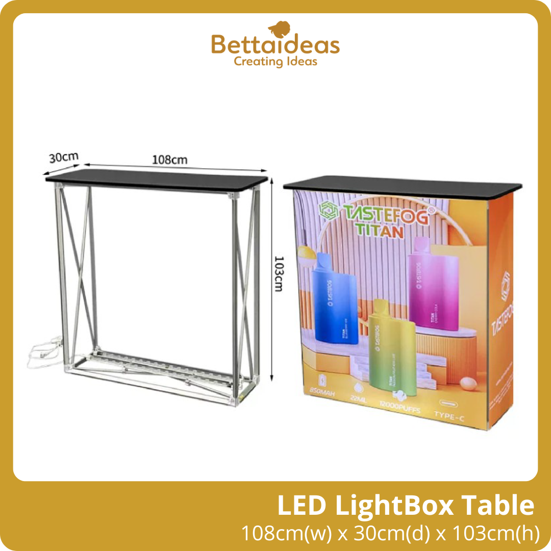 LED SEG Pop Up Table