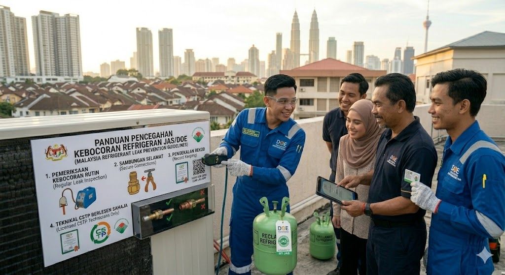 refrigerant leak prevention guidelines Malaysia