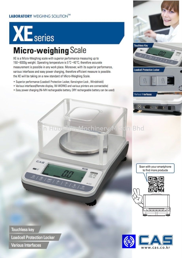 CAS XE Micro-weighing Scale – High-Precision Laboratory, Microbalance ...
