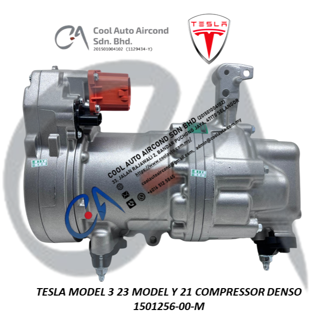 TESLA MODEL 3 23 MODEL Y 21 COMPRESSOR DENSO 1501256-00-M