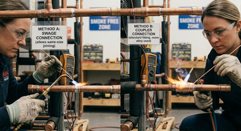 copper tubing brazing joint techniques
