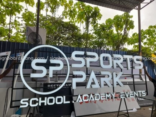 Sport Park 3D Box Up LED Frontlit Lettering And Logo At Kuala Lumpur