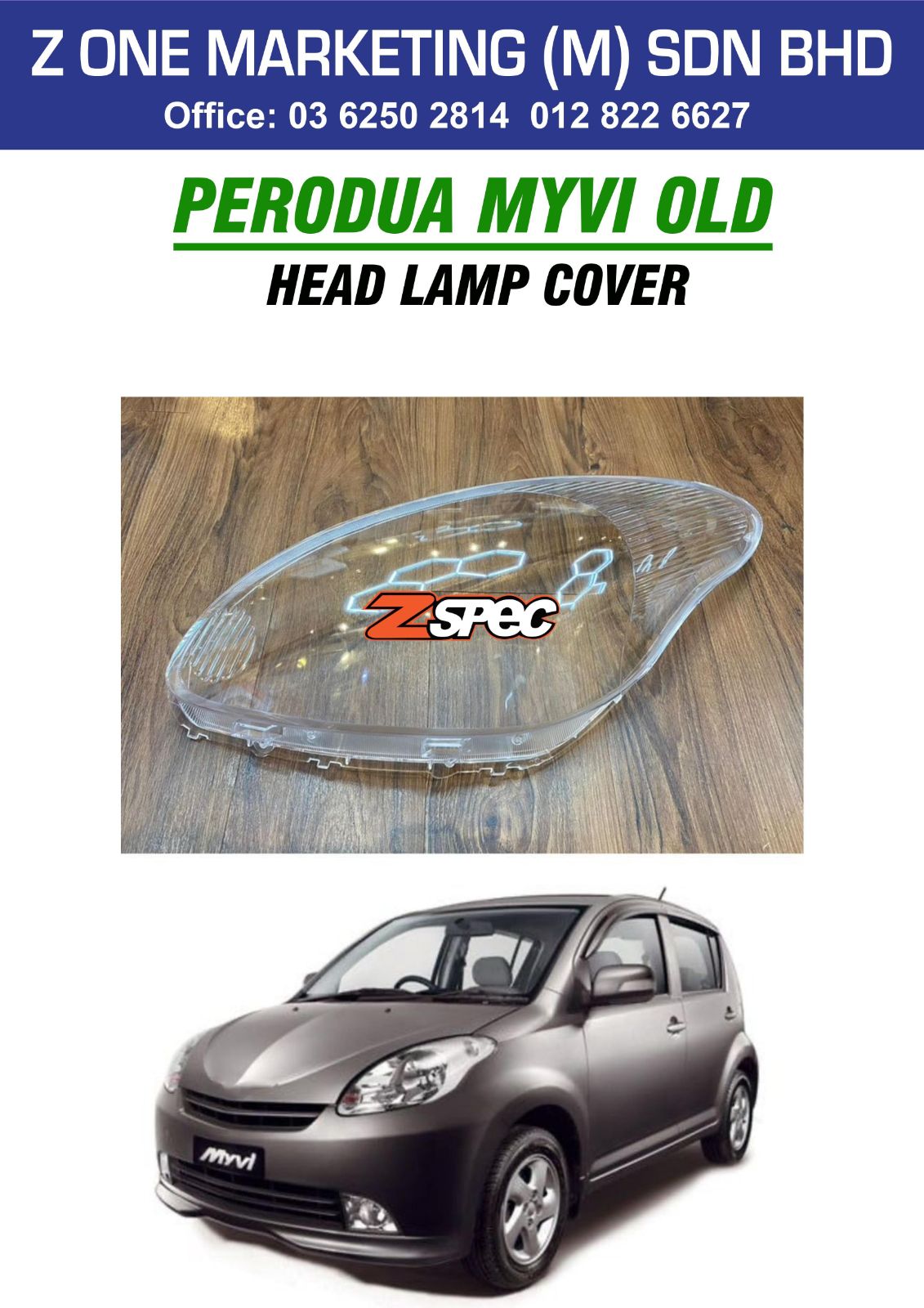 PERODUA MYVI OLD HEAD LAMP COVER