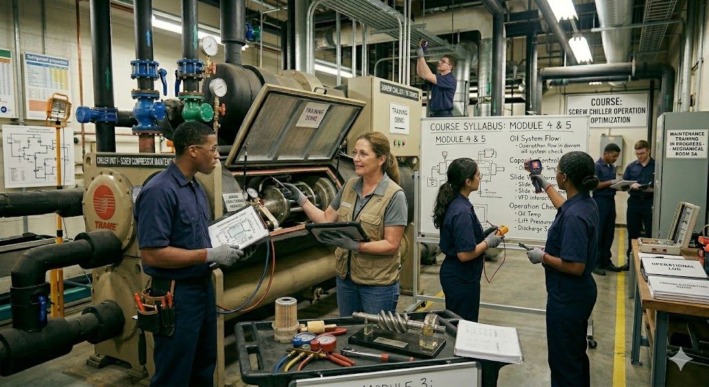 Screw chiller operation course