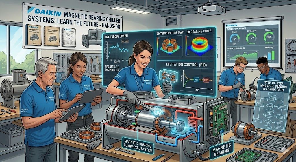 Learn magnetic bearing chiller systems