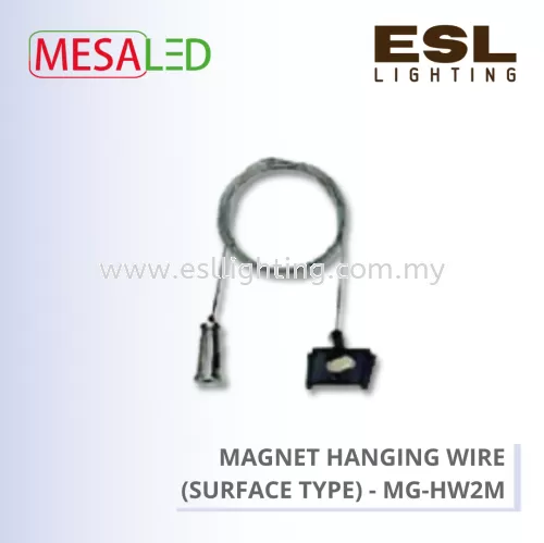 MESALED TRACK LIGHT - MAGNET HANGING WIRE (SURFACE TYPE) - MG-HW2M