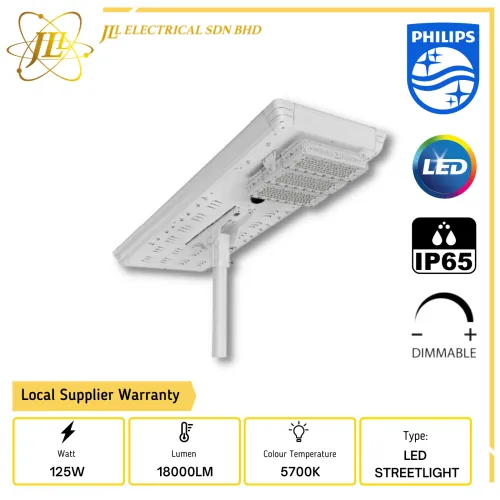 PHILIPS BRP110 LED180 125W 18000LM 5700K IP65 G2 DIMMABLE LED STREETLIGHT 