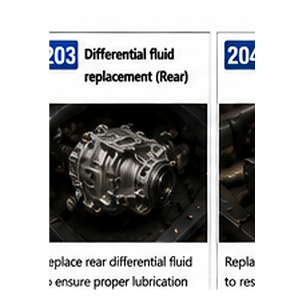 Differential Fluid Replacement Rear