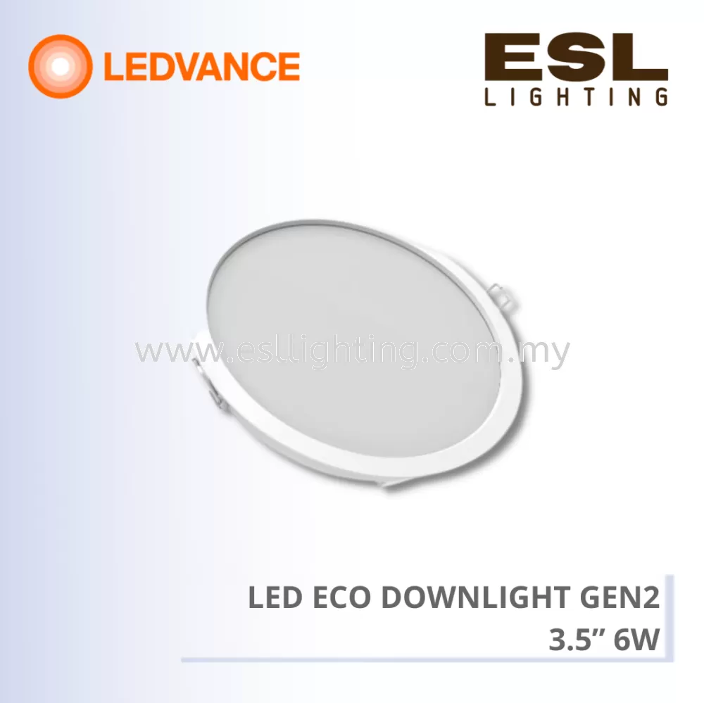LEDVANCE DOWNLIGHT - LED ECO DOWNLIGHT GEN2 3.5" 6W