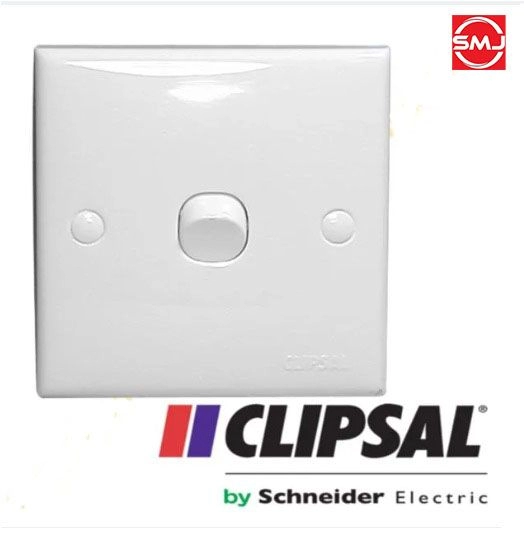 Clipsal E31/1/2A C-Classic 1 Gang 1 Way Switch