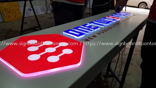 One Two 8 Tech 3D LED Signage LED Front Backlit Eg Box Up at Bukit Tinggi Klang