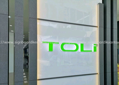 Toli Packaging Insdustries Acrylic 3D Box Up LED Lettering Signage At Klang