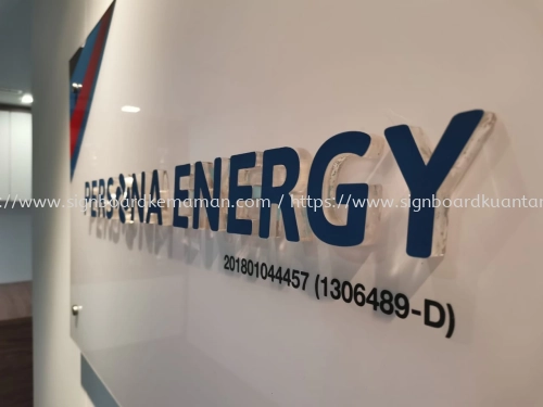 PERSONA ENERGY LASER CUT OUT ACRYLIC LETTERING