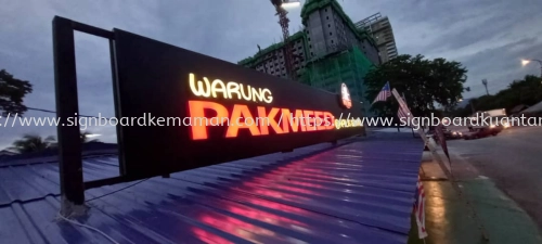 Warung - Pakmeed - Nailis Sentul - 3D LED Frontlit Signboard - Kuantan 