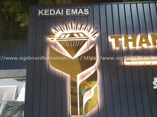 Thangaram Jewellers Sdn Bhd - 3D LED Stainless Steel Backlit with Aluminum Panel Signboard - Klang 