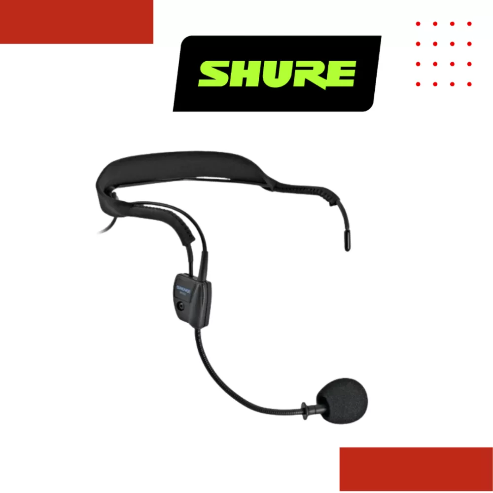 Shure WH20TQG Headset Mic with TA4F Connector for Shure Bodypack Transmitters