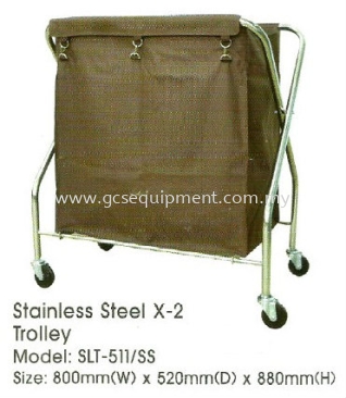 Stainless Steel X-2 Trolley