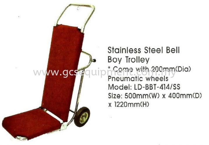 Stainless Steel Bell Boy Trolley