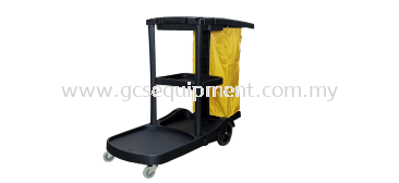 Janitor Trolley Cart c/w Cover