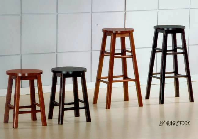ACE Solid Rubber Wood Stool Chair Wooden Bar Chair Bar Stool Kerusi Bar Tinggi Bangku Kayu Stool