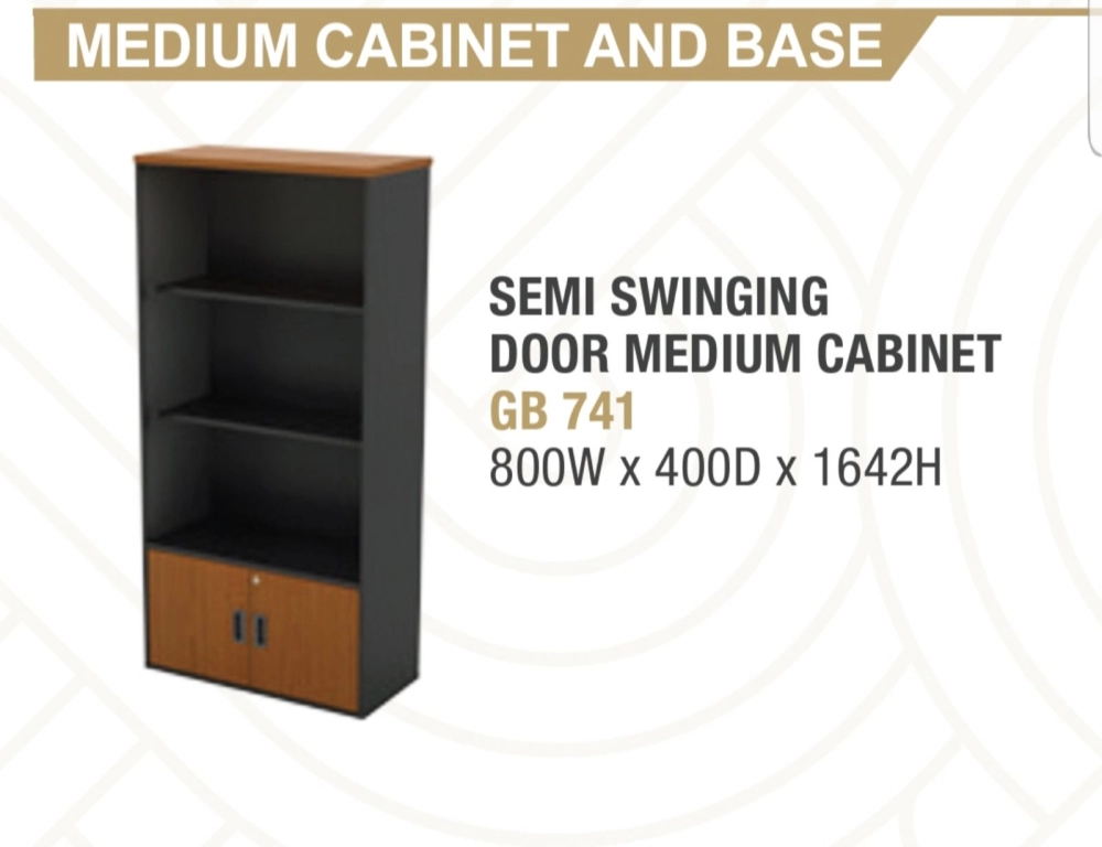 G-semi swinging door medium cabinet  