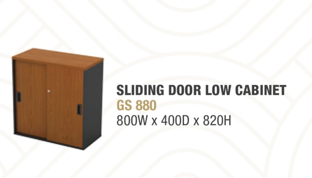 G-sliding door low cabinet 