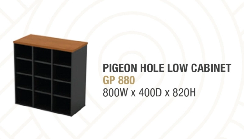 G-pigeon hole low cabinet 