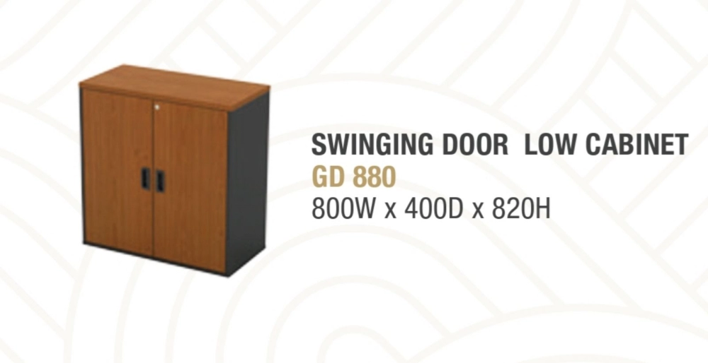 G-swinging door low cabinet 