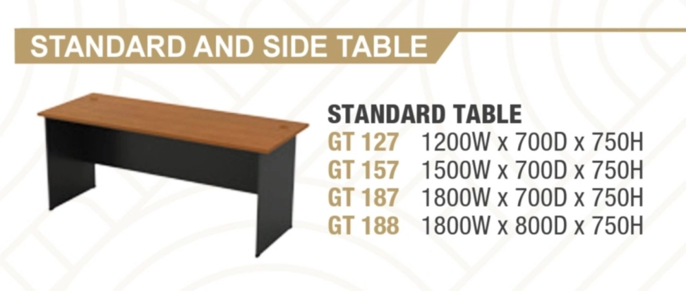 G-standard table 
