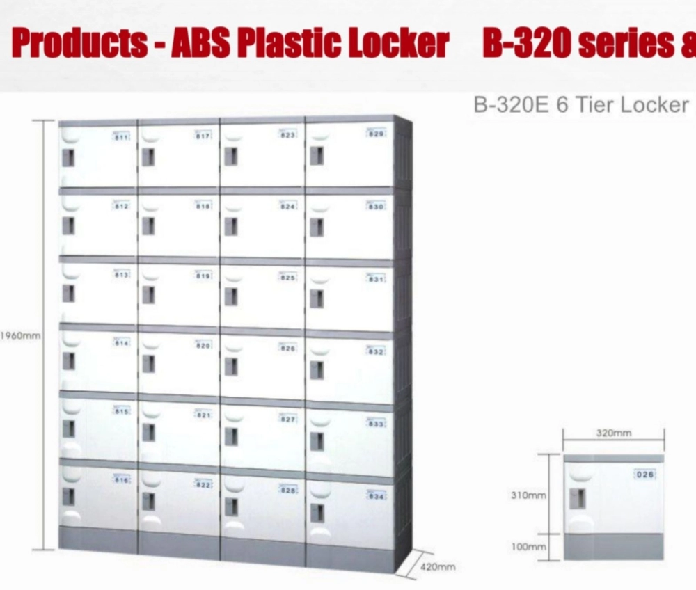 B320-E 6tier locker 