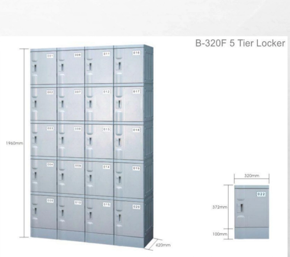 B320-F 5tier locker 