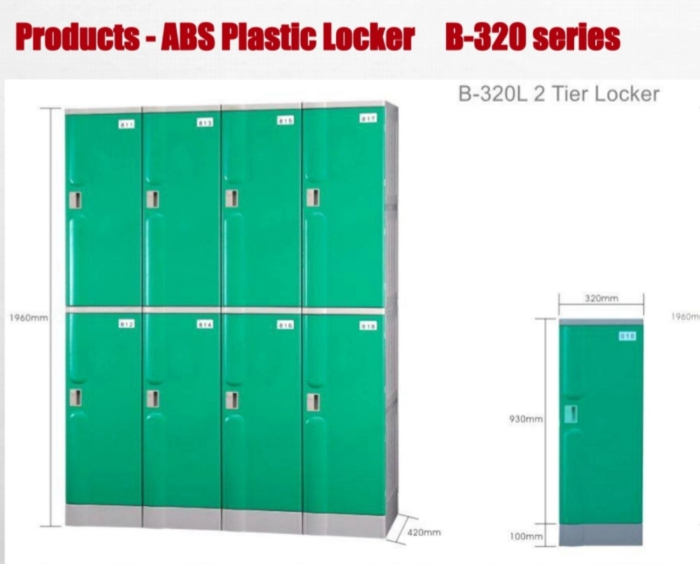 B320-L 2 tier locker 