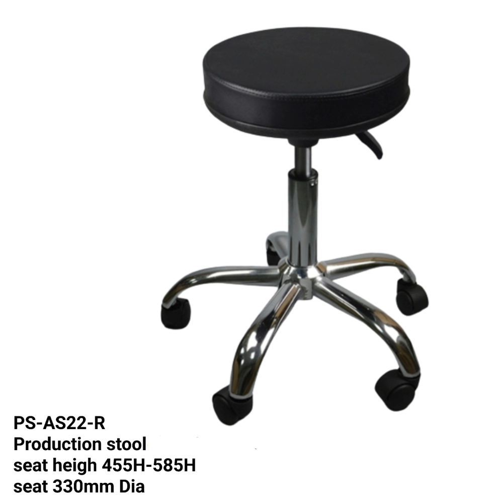 PS-AS22-R Low Production Stool with Roller