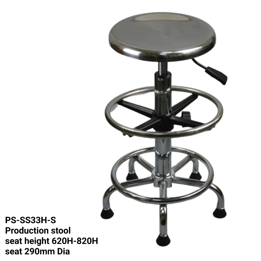 PS-AS33H-S High Production Stool with stopper