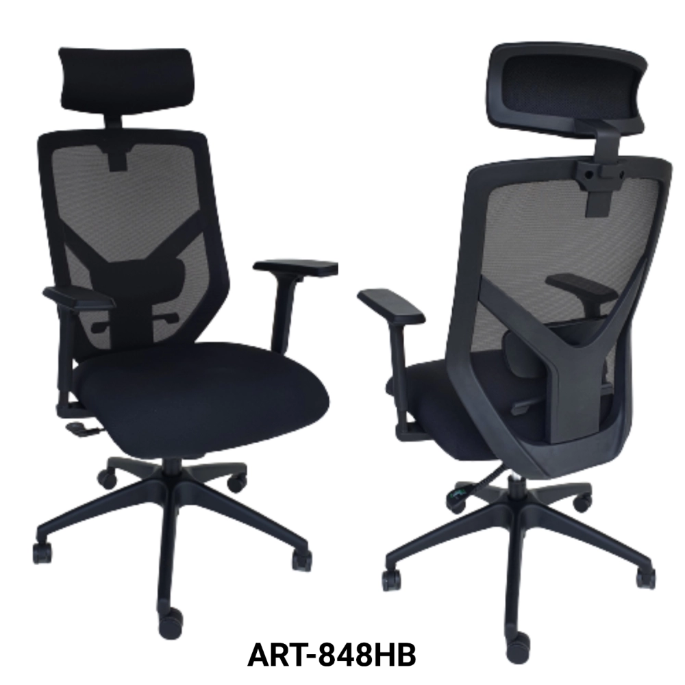 ART-848HB Office Chair Ergonomic Chair Executive Mesh High back Leg Rest 