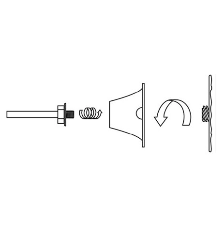 Screw Fitting Disc Holder for Quick Change Discs