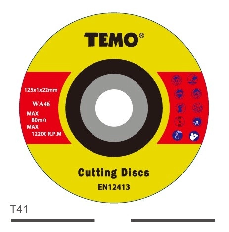 Reinforced Resin Cutting Disc For Stainless Steel-T41