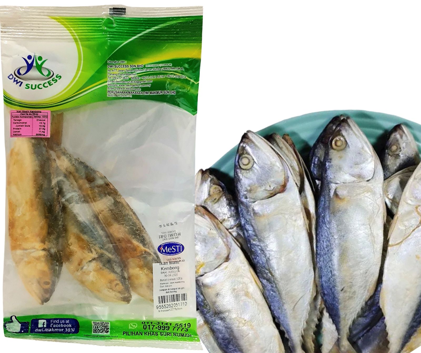 Ikan Masin Kembong 120G RM 5.50 X 5 UNITS C.Dwi Success