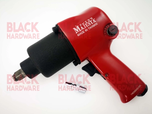 Majesta 1/2" Pneumatic Compressor Air Pressure Impact Repair Industrial JCB Twin Hammer Anvil Wrench