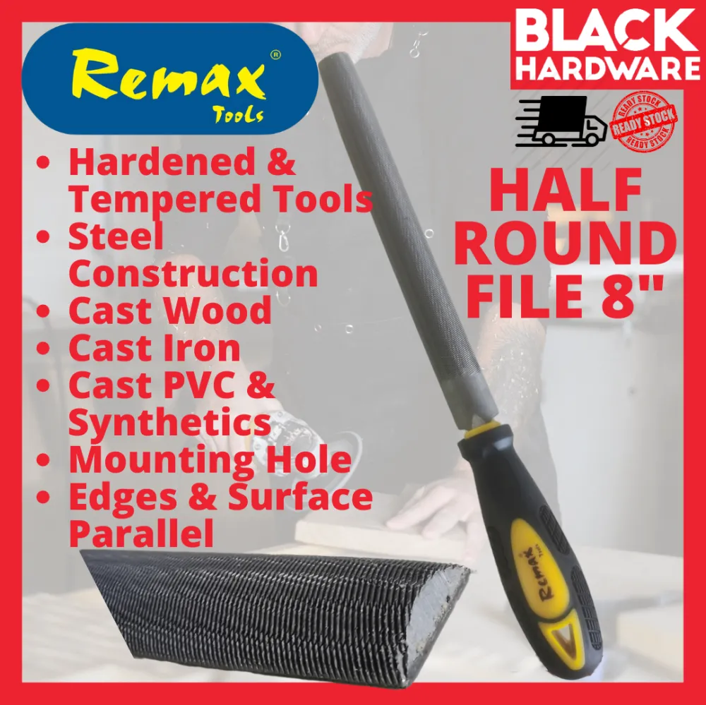 Remax Half Round Metal Wood File