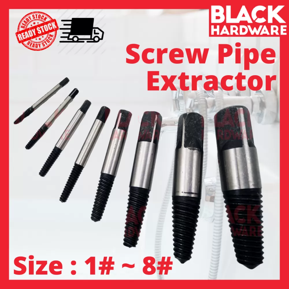 Screw Extractor Damaged Screws Bolts Broken Pipes Remover Extractor
